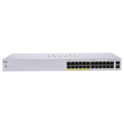 시스코 기가 24포트 2SFP 12PoE 100W CBS110-24PP
